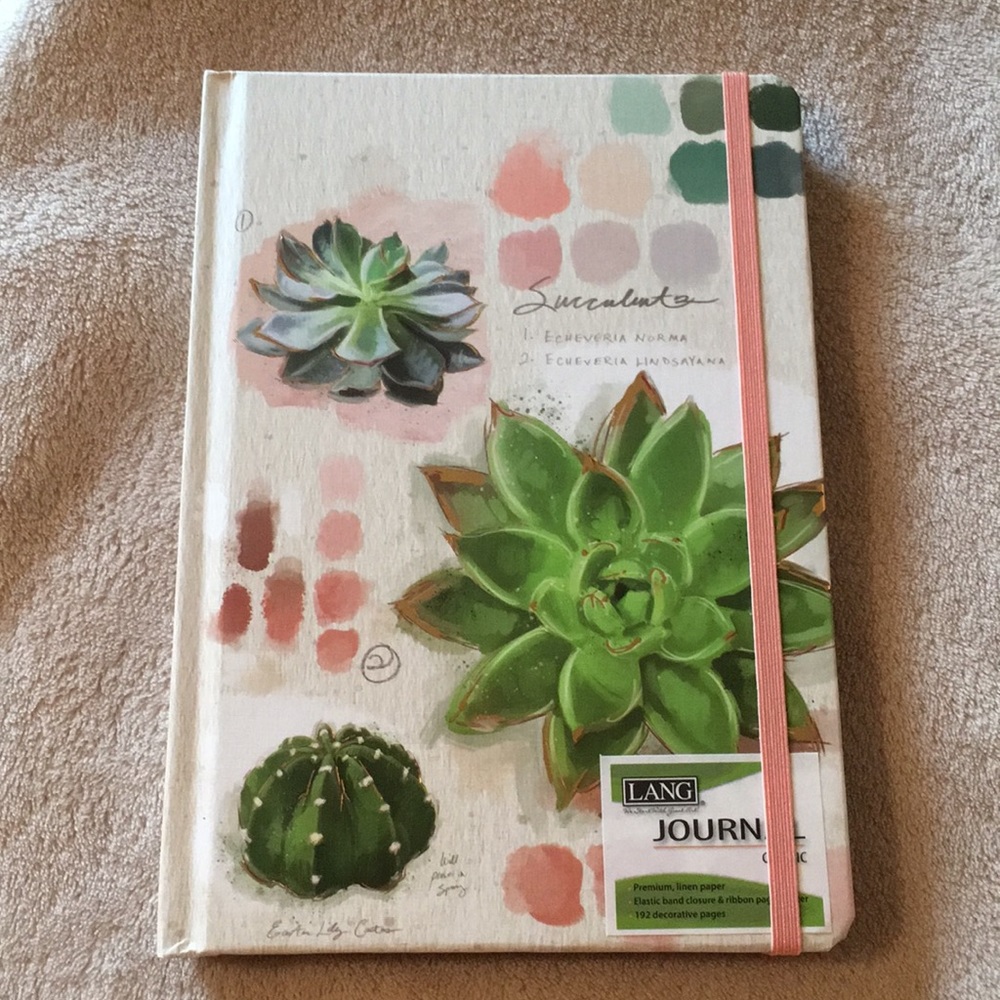 Succulent Cactus Journal by Lang NWT 192 pages